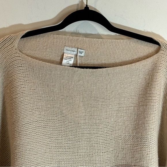 GENTLE  FAWN O/S Tristan Blush Mix Super Soft Poncho Shrug w/ Fringe New w/ Tags - Picture 8 of 9